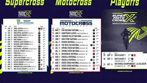 2025 Supercross TV & Streaming Schedule